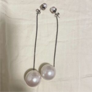 S. Ferraegamo! ITALY!! Pearl Dangle Earrings ** Stunning and Classy**